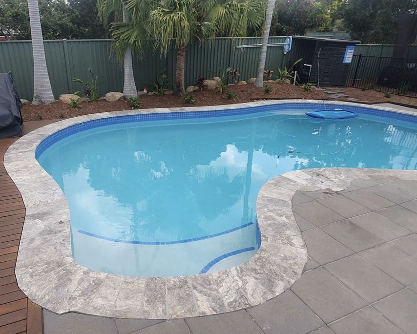 Sunshine Coast After Concrete Pool Renovations - Residential Concrete Swimming Pool