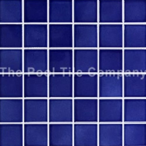 Capri Blue Ceramic Mosaics Tiles - Concrete Pool Renovation