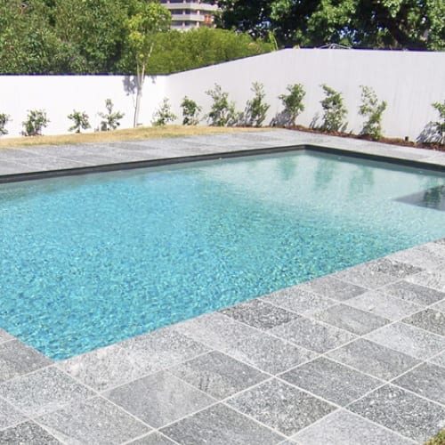 Nimbus Granite Pool Coping Tiles - Concrete Pool Renovation